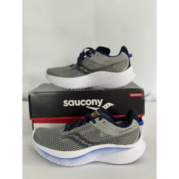 Saucony Shoes - Saucony Kinvara 14 Women's Size 7 Running Shoes Gray Blue Fossil Pool S10823-15